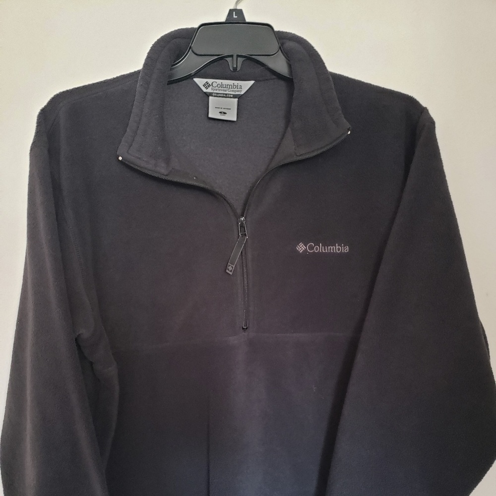 Men's Columbia fleece jacket sz Lg